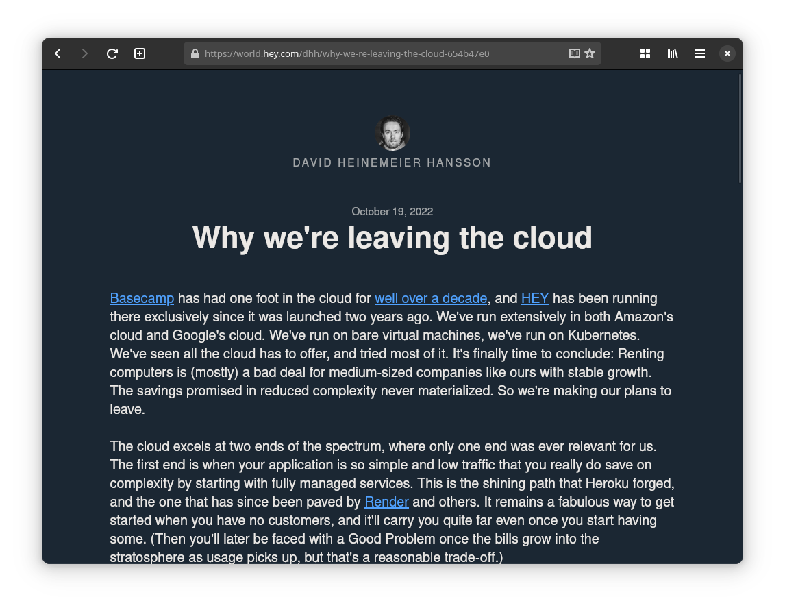 Web de David Heinemeier